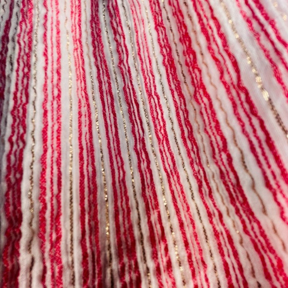 Toddler Girls Top | 2t | pink white gold stripe - Picture 4 of 10